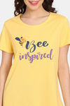 Rosaline Mystic Town Knit Cotton Top (Pack of 2) - Purple Yellow — thumbnail 6